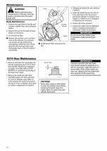 Предварительный просмотр 14 страницы Shindaiwa 389s Owner'S/Operator'S Manual