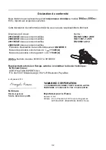 Предварительный просмотр 66 страницы Shindaiwa 390SX Owner'S/Operator'S Manual