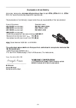 Предварительный просмотр 33 страницы Shindaiwa 451S Owner'S/Operator'S Manual