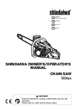 Preview for 1 page of Shindaiwa 501SX Owner'S/Operator'S Manual