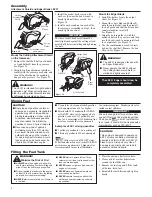 Preview for 8 page of Shindaiwa 62719-94310 Owner'S/Operator'S Manual
