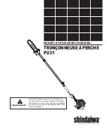 Preview for 45 page of Shindaiwa 62891-94311 Owner'S/Operator'S Manual