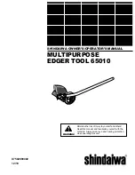 Preview for 1 page of Shindaiwa 65010 Owner'S/Operator'S Manual