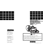 Shindaiwa 68002-94310 Owner'S/Operator'S Manual preview