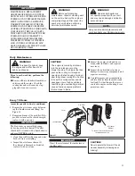 Preview for 13 page of Shindaiwa 68242-94311 Owner'S/Operator'S Manual