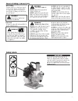 Preview for 3 page of Shindaiwa 6850-9430 Owner'S/Operator'S Manual