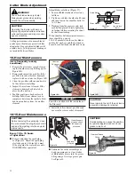 Предварительный просмотр 12 страницы Shindaiwa 68800-94313 Owner'S/Operator'S Manual