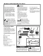 Preview for 5 page of Shindaiwa 78701 Owner'S/Operator'S Manual