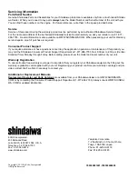 Preview for 12 page of Shindaiwa 80264 PowerBroom Owner'S/Operator'S Manual