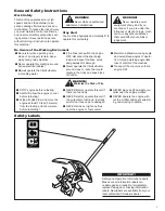 Preview for 3 page of Shindaiwa 80265 Owner'S/Operator'S Manual