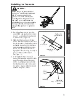 Preview for 13 page of Shindaiwa 80465 Owner'S/Operator'S Manual