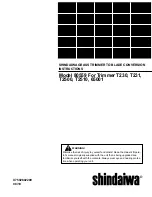 Shindaiwa 80559 Conversion Instructions предпросмотр