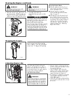 Preview for 11 page of Shindaiwa 81188 Owner'S/Operator'S Manual
