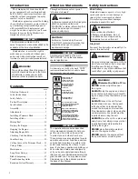 Preview for 2 page of Shindaiwa 81359 Owner'S/Operator'S Manual