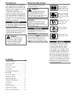 Preview for 2 page of Shindaiwa 81372 Owner'S/Operator'S Manual