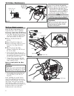 Preview for 12 page of Shindaiwa 81372 Owner'S/Operator'S Manual