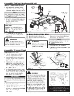 Preview for 7 page of Shindaiwa 81601 Owner'S/Operator'S Manual