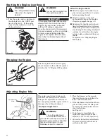 Preview for 10 page of Shindaiwa 81601 Owner'S/Operator'S Manual