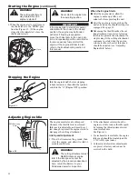 Preview for 10 page of Shindaiwa 81605 Owner'S/Operator'S Manual