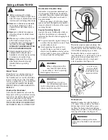 Preview for 12 page of Shindaiwa 81605 Owner'S/Operator'S Manual