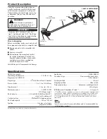 Preview for 5 page of Shindaiwa 81719 Owner'S/Operator'S Manual