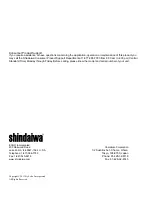 Preview for 12 page of Shindaiwa 89291 Conversion Instructions