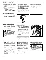 Предварительный просмотр 12 страницы Shindaiwa 89303 Owner'S/Operator'S Manual