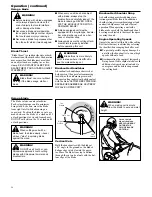 Предварительный просмотр 14 страницы Shindaiwa 89303 Owner'S/Operator'S Manual