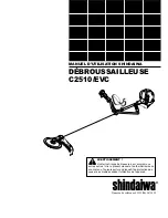 Предварительный просмотр 49 страницы Shindaiwa 89303 Owner'S/Operator'S Manual