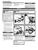 Предварительный просмотр 7 страницы Shindaiwa 89309 Owner'S/Operator'S Manual