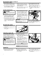 Предварительный просмотр 8 страницы Shindaiwa 89309 Owner'S/Operator'S Manual