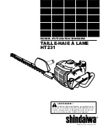 Предварительный просмотр 41 страницы Shindaiwa 89309 Owner'S/Operator'S Manual