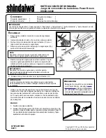 Preview for 2 page of Shindaiwa 99909-34000 Instructions