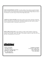 Preview for 4 page of Shindaiwa 99909-34000 Instructions