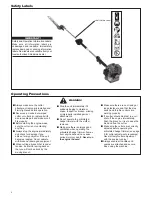 Предварительный просмотр 4 страницы Shindaiwa AH230 Owner'S Manual