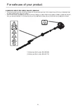 Предварительный просмотр 8 страницы Shindaiwa AH243S-LW Operator'S Manual