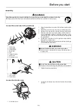 Предварительный просмотр 17 страницы Shindaiwa AH243S-LW Operator'S Manual