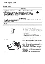 Предварительный просмотр 22 страницы Shindaiwa AH243S-LW Operator'S Manual