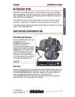 Предварительный просмотр 3 страницы Shindaiwa AH262 Operator'S Manual