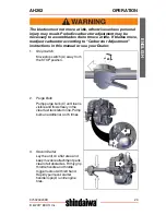 Предварительный просмотр 23 страницы Shindaiwa AH262 Operator'S Manual