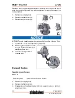 Предварительный просмотр 30 страницы Shindaiwa AH262 Operator'S Manual