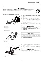 Предварительный просмотр 17 страницы Shindaiwa AH262S-HD Operator'S Manual