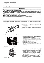 Предварительный просмотр 22 страницы Shindaiwa AH262S-HD Operator'S Manual