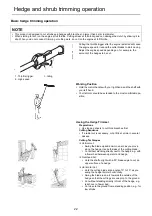 Предварительный просмотр 24 страницы Shindaiwa AH262S-HD Operator'S Manual