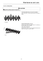 Предварительный просмотр 29 страницы Shindaiwa AH262S-HD Operator'S Manual