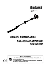 Предварительный просмотр 37 страницы Shindaiwa AH262S-HD Operator'S Manual