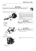 Предварительный просмотр 17 страницы Shindaiwa AH265S-HD Operator'S Manual