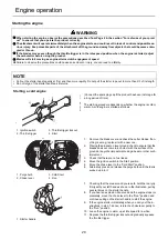 Предварительный просмотр 22 страницы Shindaiwa AH265S-HD Operator'S Manual