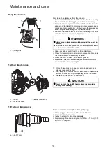 Предварительный просмотр 26 страницы Shindaiwa AH265S-HD Operator'S Manual