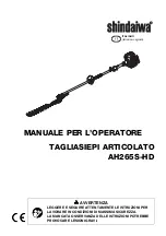 Предварительный просмотр 105 страницы Shindaiwa AH265S-HD Operator'S Manual